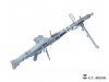 E.T. Model P06-001 WWII German Mg42 Machine Gun & Ammo Box (3D Printed) 1/6